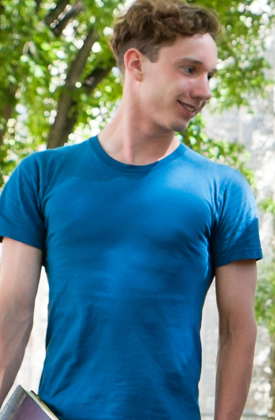 A Man in Blue